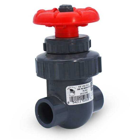 Spears 1 Gate Valve PVC S-S 2012-010 - Image 4