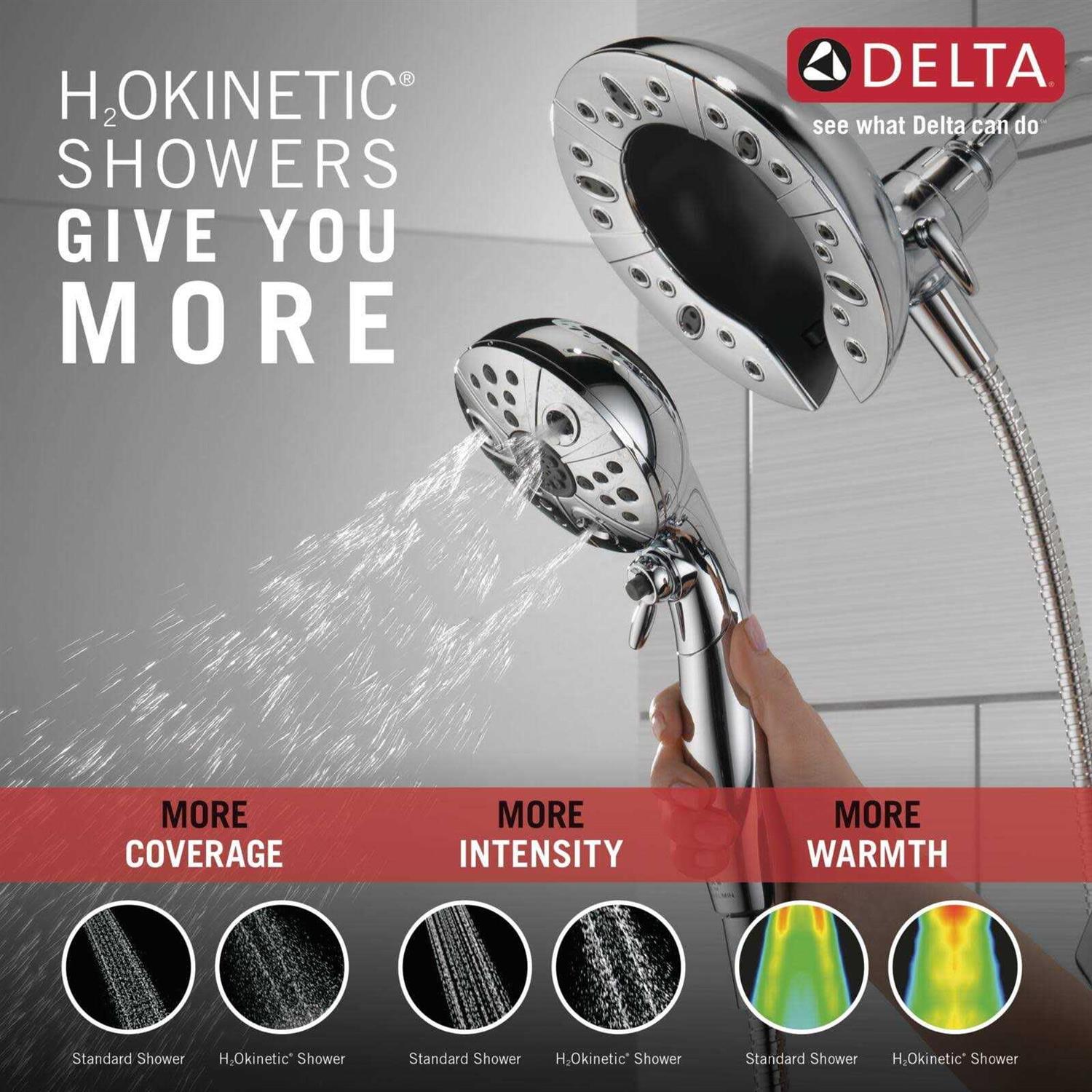 Delta 144789-I Vesna Monitor 14 Series Pressure Balanced Tub and Shower Set - Image 3