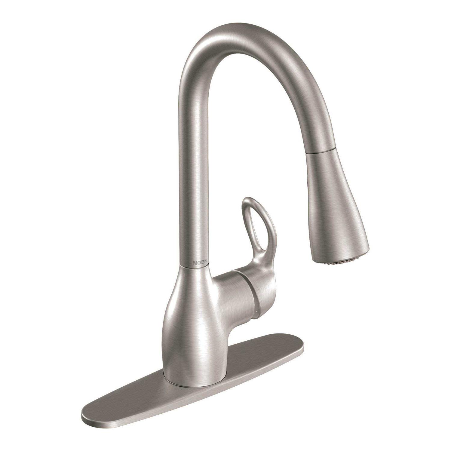 Moen CA87011SRS Kleo Single Handle Pulldown Kitchen Faucet