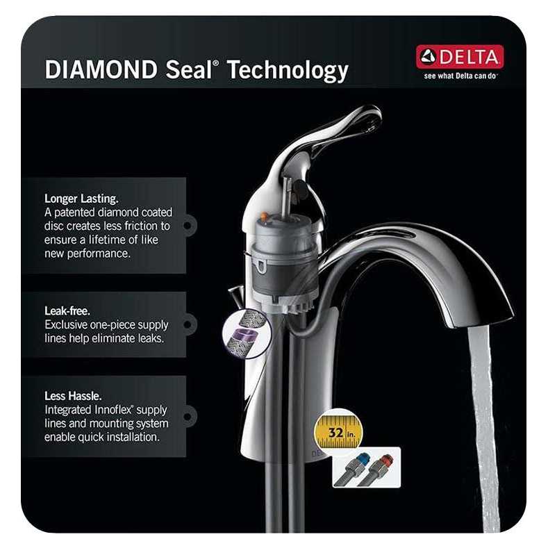Delta Classic Single Handle Kitchen Faucet with Spray 175-DST - Image 4