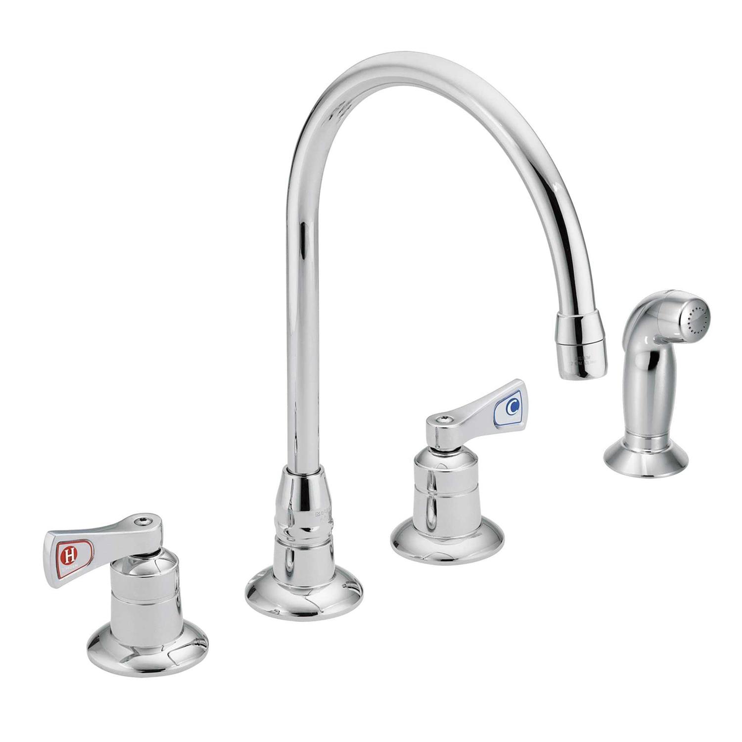 Moen M-Dura Two Handle Commercial Kitchen Faucet 8242