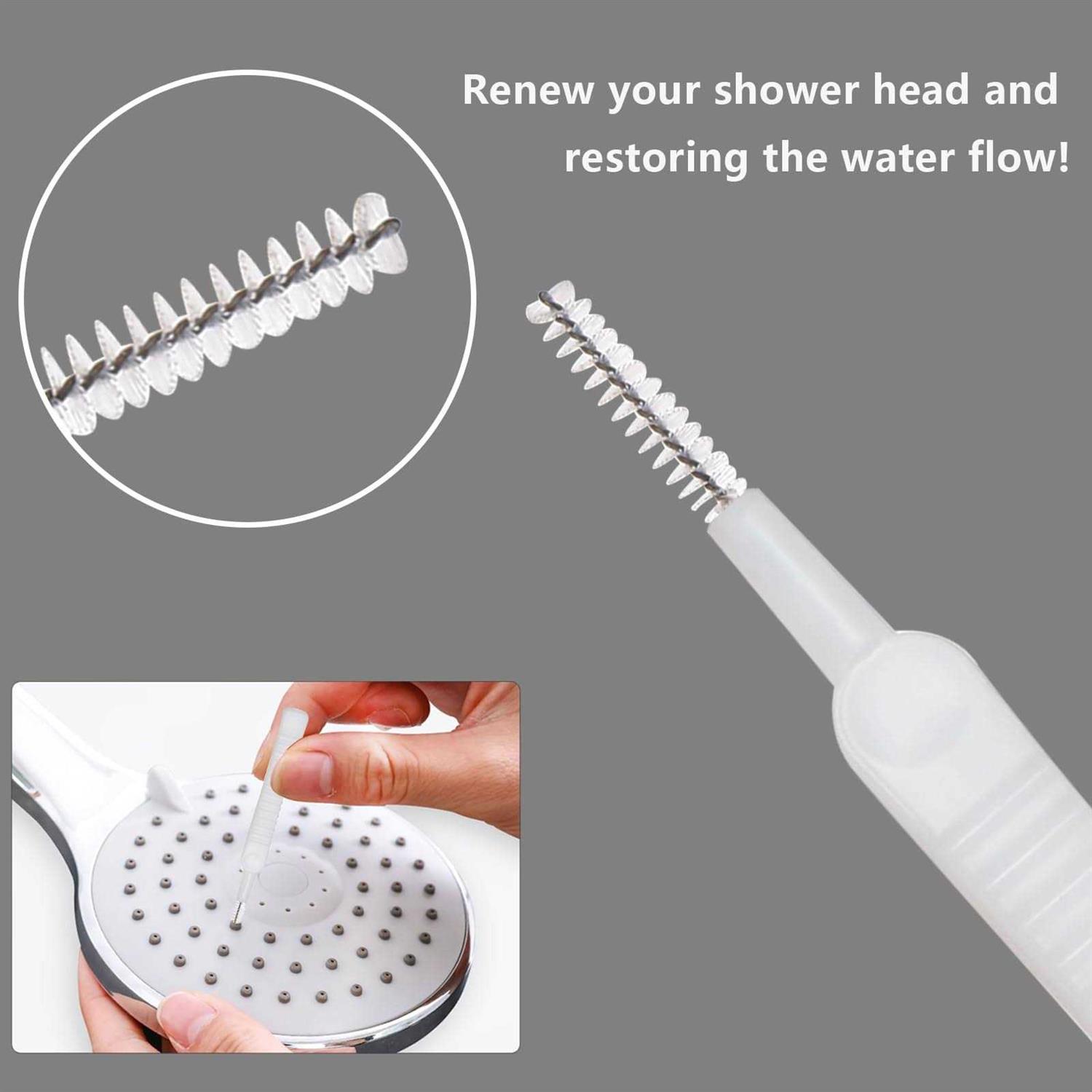 Didaey 30 Pieces Mini Shower Head Cleaning Brush Shower Head Cleaner Tool Anti Clogging Shower Nozzle Cleaning Brush Multifunctional Hole Cleaning - Image 3