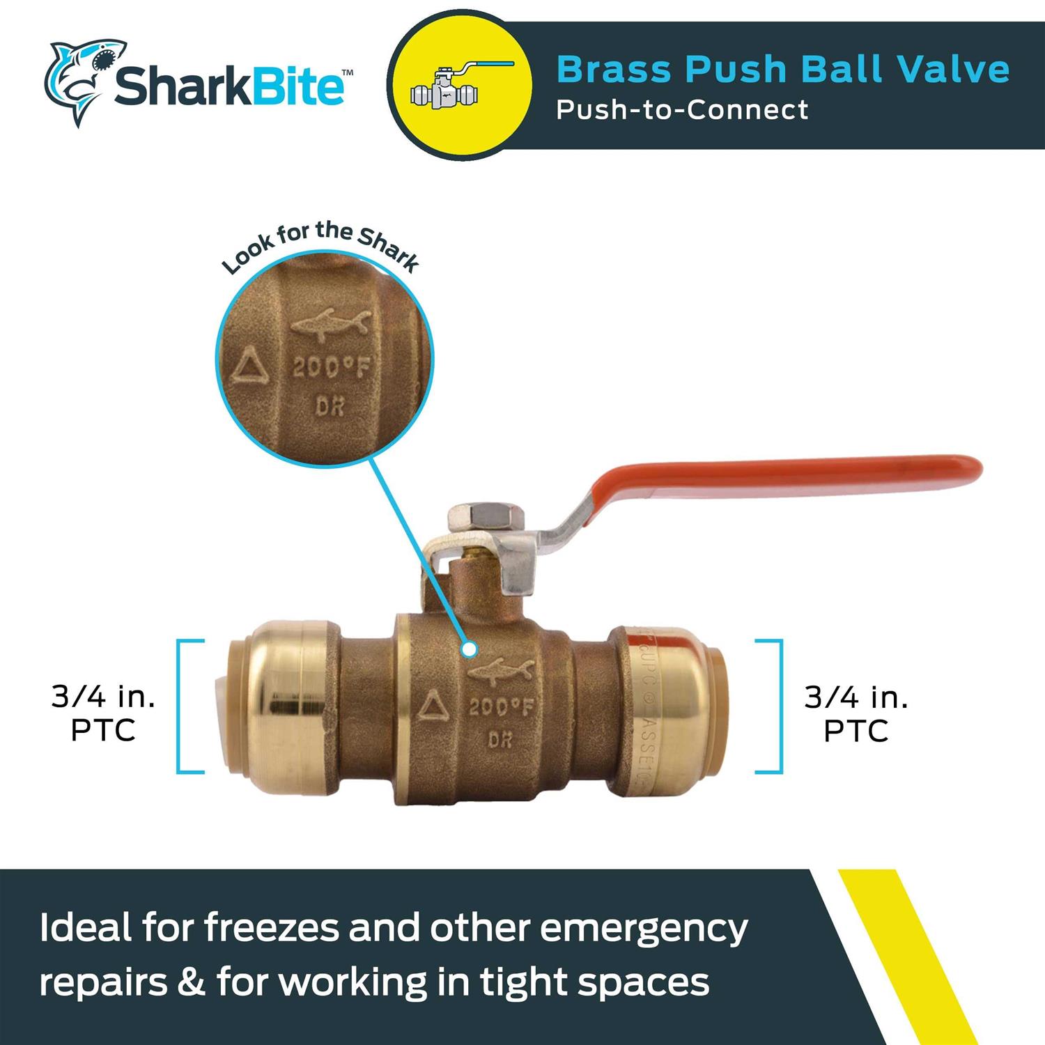 SharkBite Ball Valve 22185-0000LF - Image 5