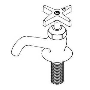Central Brass 0239-P Single Handle Basin Faucet - Image 4
