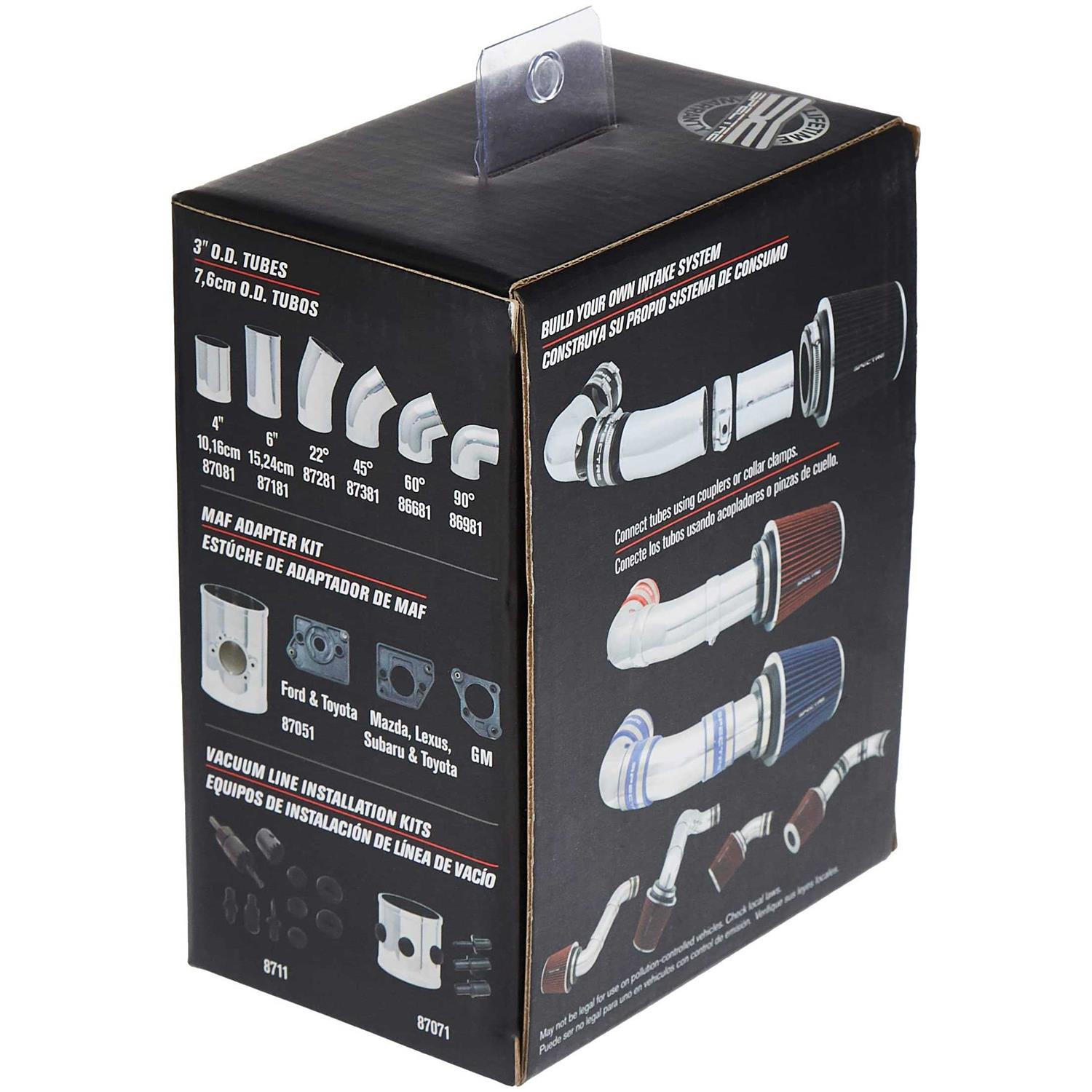 Spectre Universal Intake Elbow Tube 3in. OD / 90 Degree 86981 - Image 5