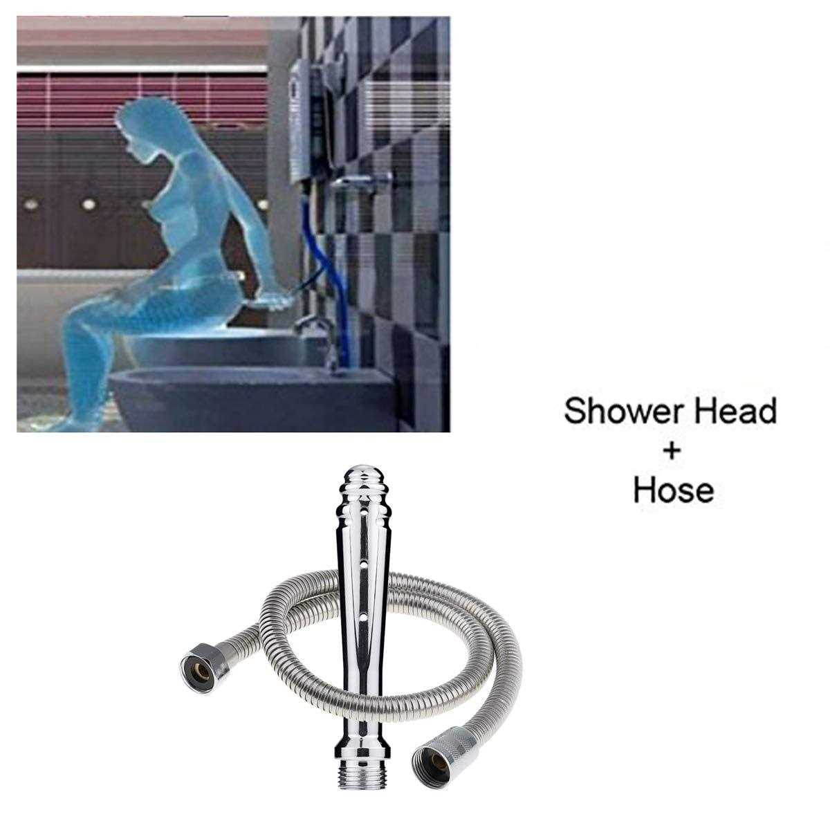 JIELUO Shower Douche for Enema Rinse, Enemator Cleaning Shower Both for Men and Women-Handheld Shower Bidet for Pregnant Women 59-inch Shower hose - Image 3