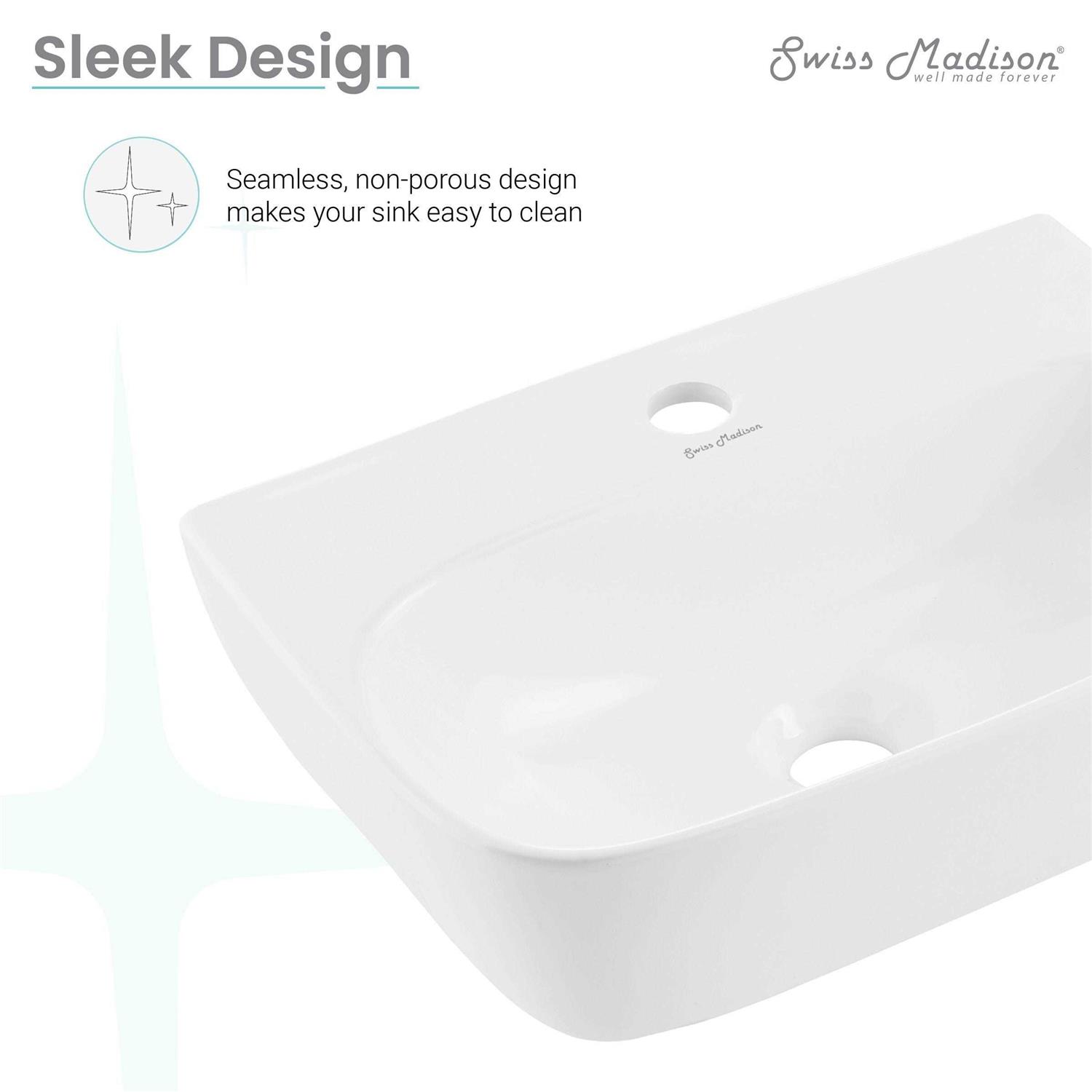 Swiss Madison St Tropez Wall Hung Sink - Image 4