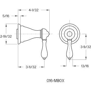 Pfister 016-MB0K Marielle Diverter Trim - Image 4