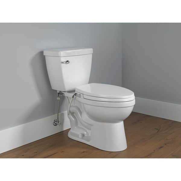 Delta Foundations Bidet Seat 2-piece 1.28 GPF Single Flush Elongated Toilet - Image 4