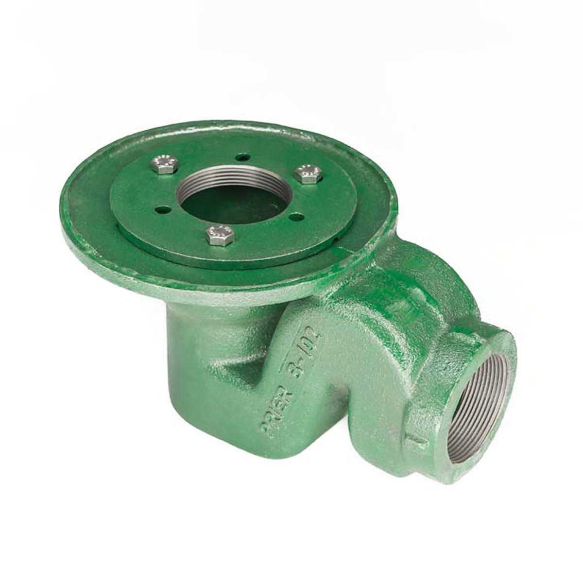 Infinity Drain CDIS 22 Cast Iron Clamp Down Drain