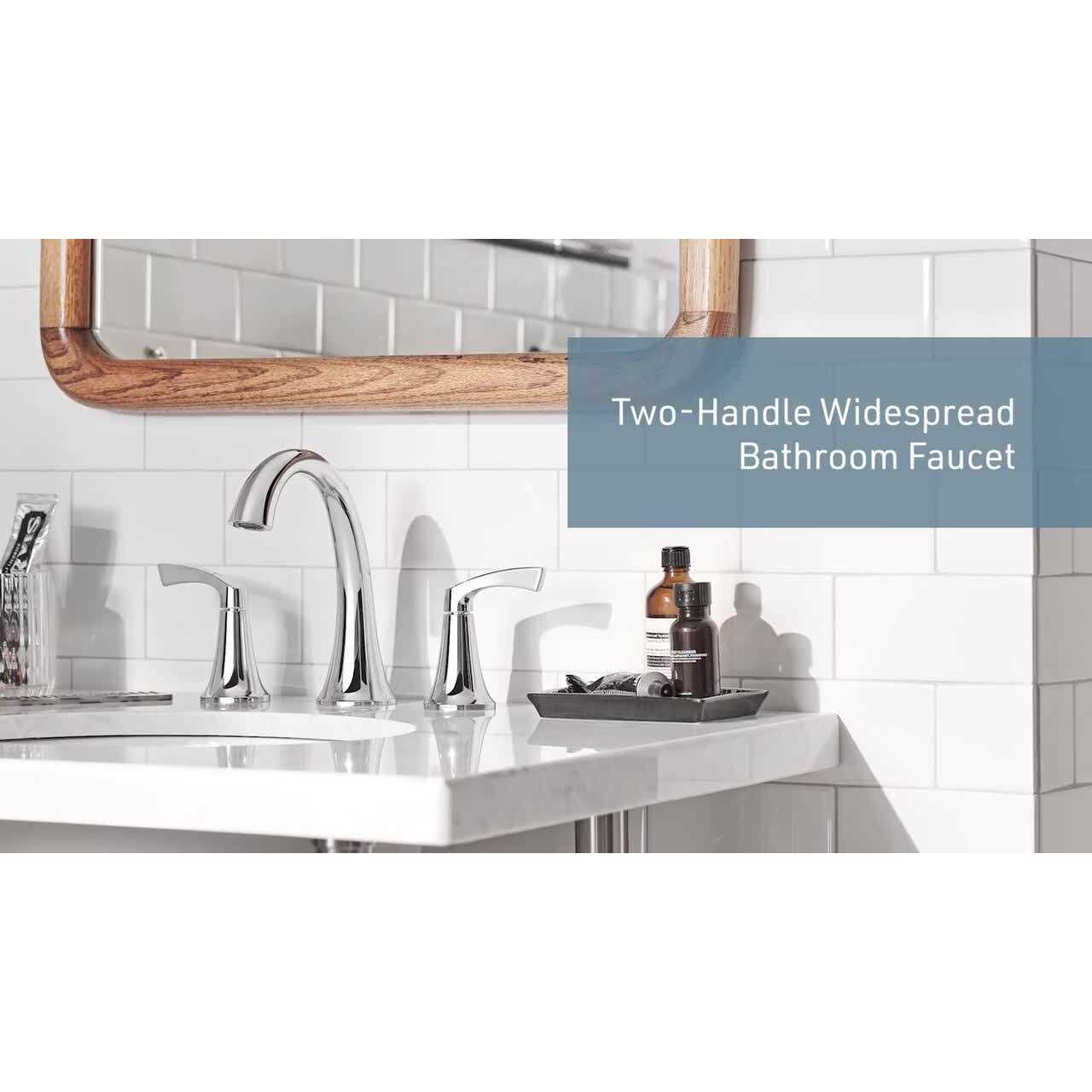 MOEN Korek 4 in. Centerset 2-Handle Bathroom Faucet - Image 4