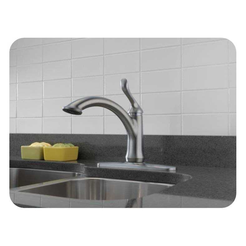 Delta Linden Single Handle Kitchen Faucet 1353 - Image 4