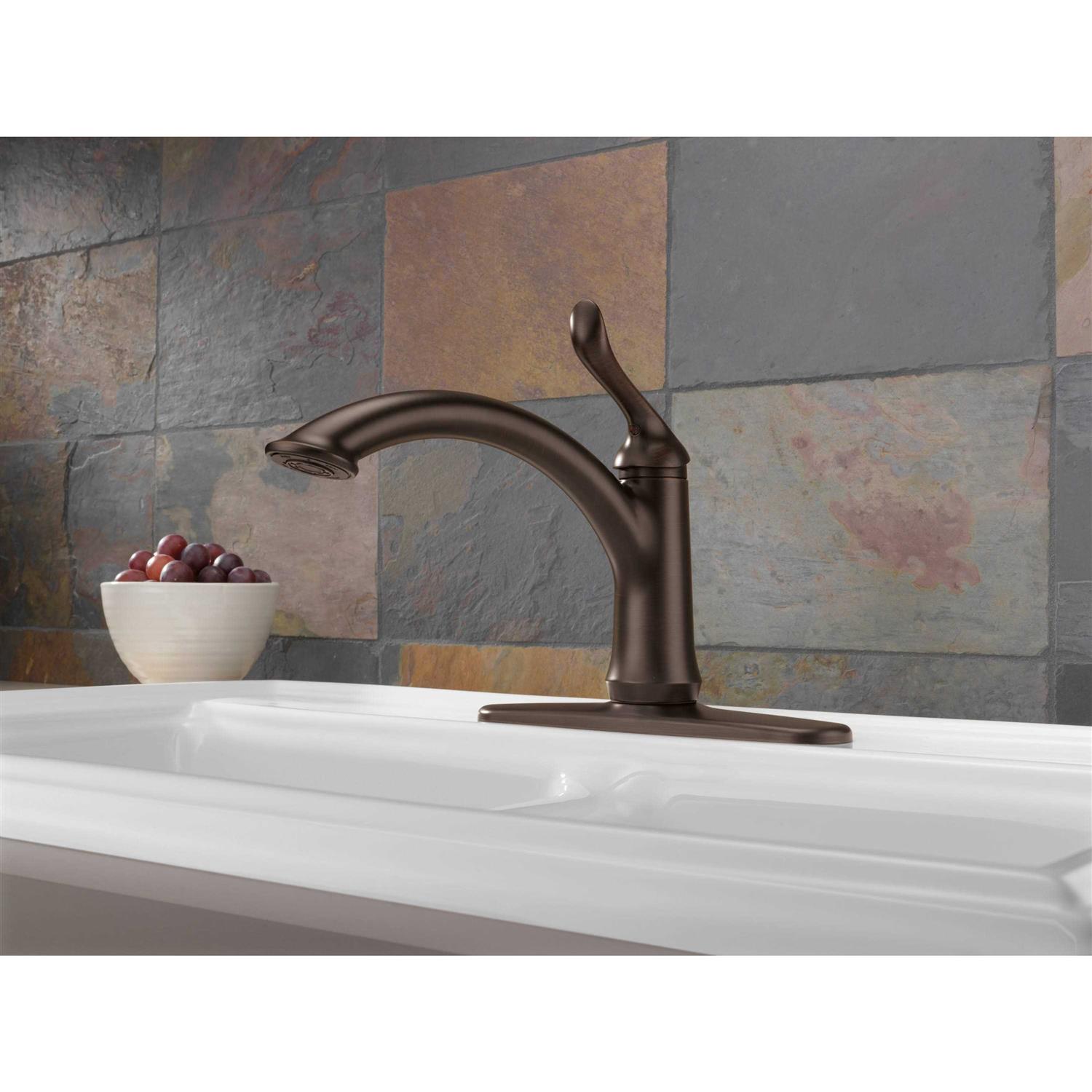 Delta Linden Single Handle Kitchen Faucet 1353 - Image 3