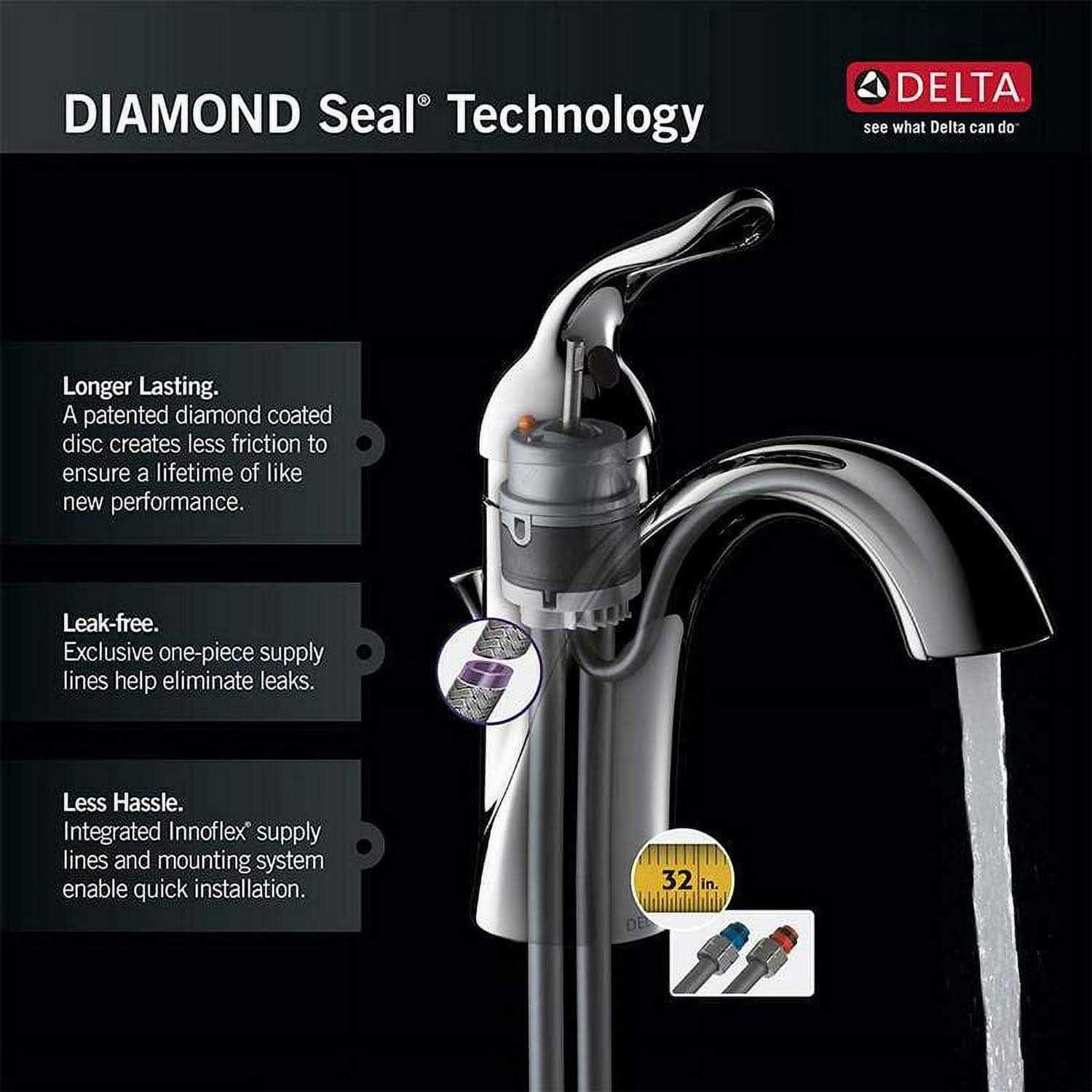 Delta Linden Single Handle Kitchen Faucet 1353 - Image 4