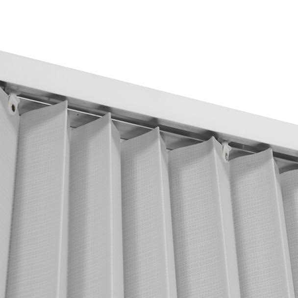 Pleated Folding RV Shower Doors White - Image 3