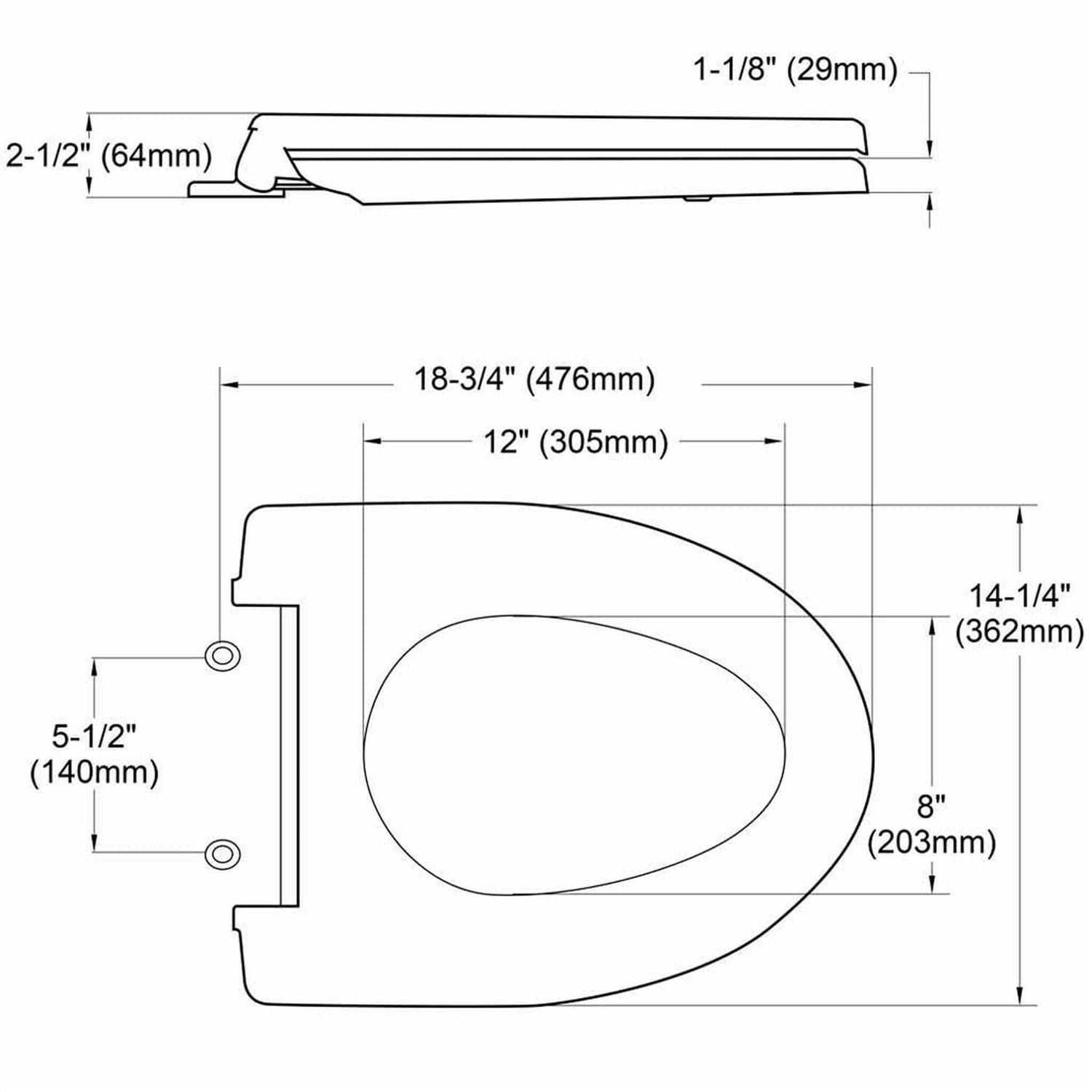 SoftClose Elongated Toilet Seat Toto SS214# - Image 3