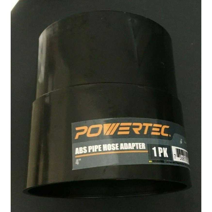 POWERTEC 70125 4-Inch PVC Pipe Hose Adapter - Image 3