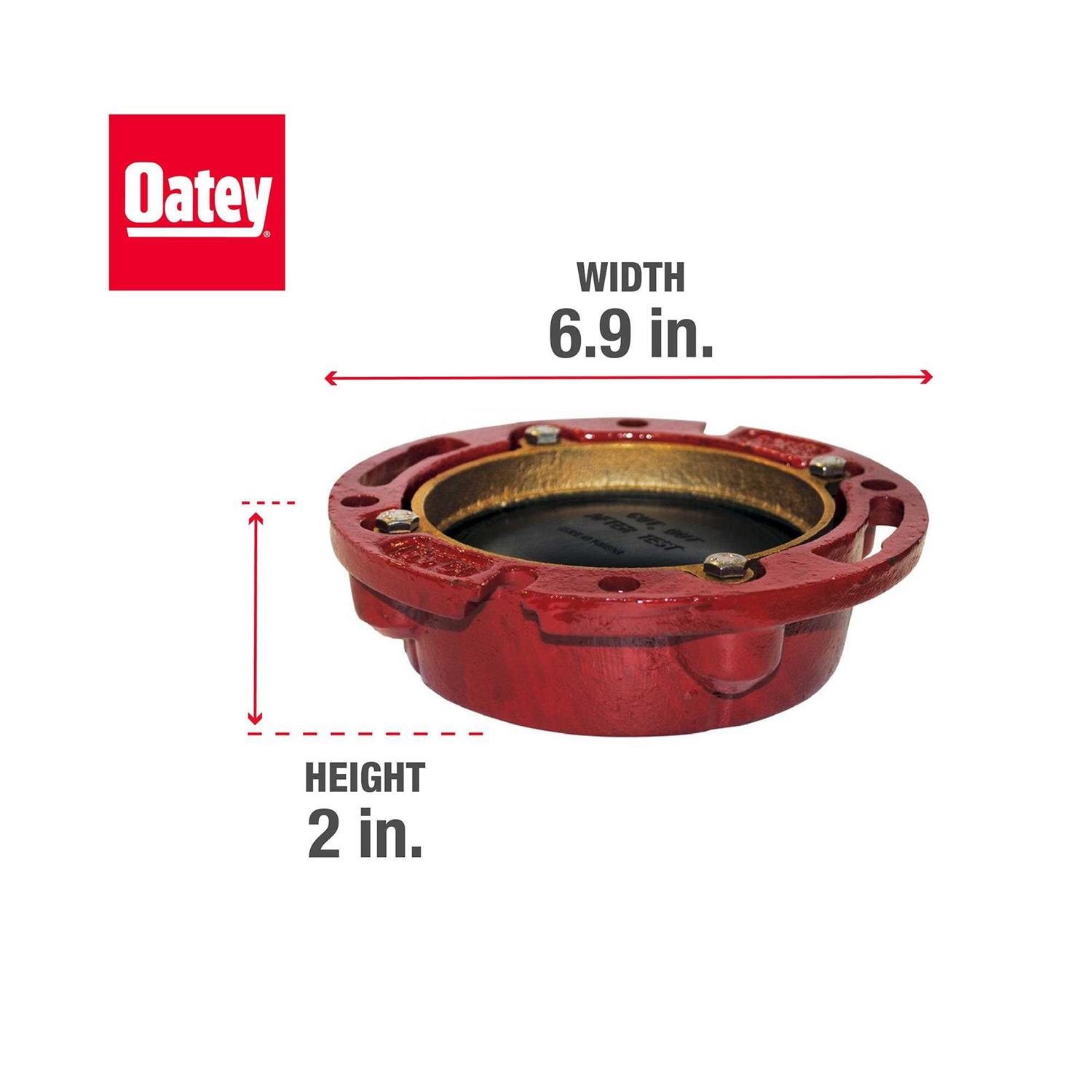 Oatey 42256 Closet Flange-Cap Cast Iron - Image 3