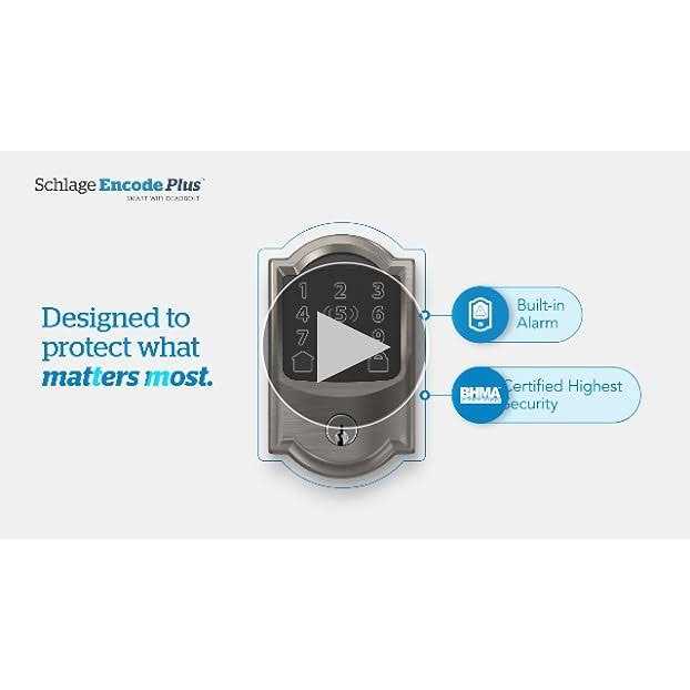 Schlage BE499WB-CEN Encode Plus Century Touchscreen Electronic Deadbolt with WiFi - Image 3