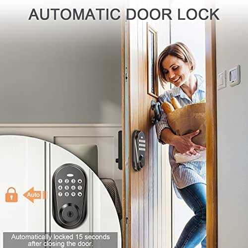 IRONZON Keyless Entry Door Lock Deadbolt Door Locks with Keypads Front Door Lock Keypad Deadbolt with Keys Auto Lock - Image 5