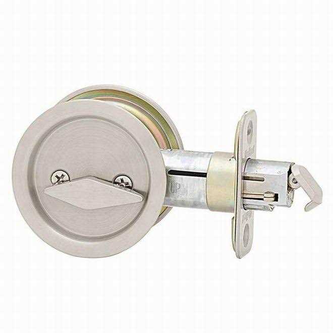 Kwikset 335-514 Round Privacy Pocket Door Lock - Image 3