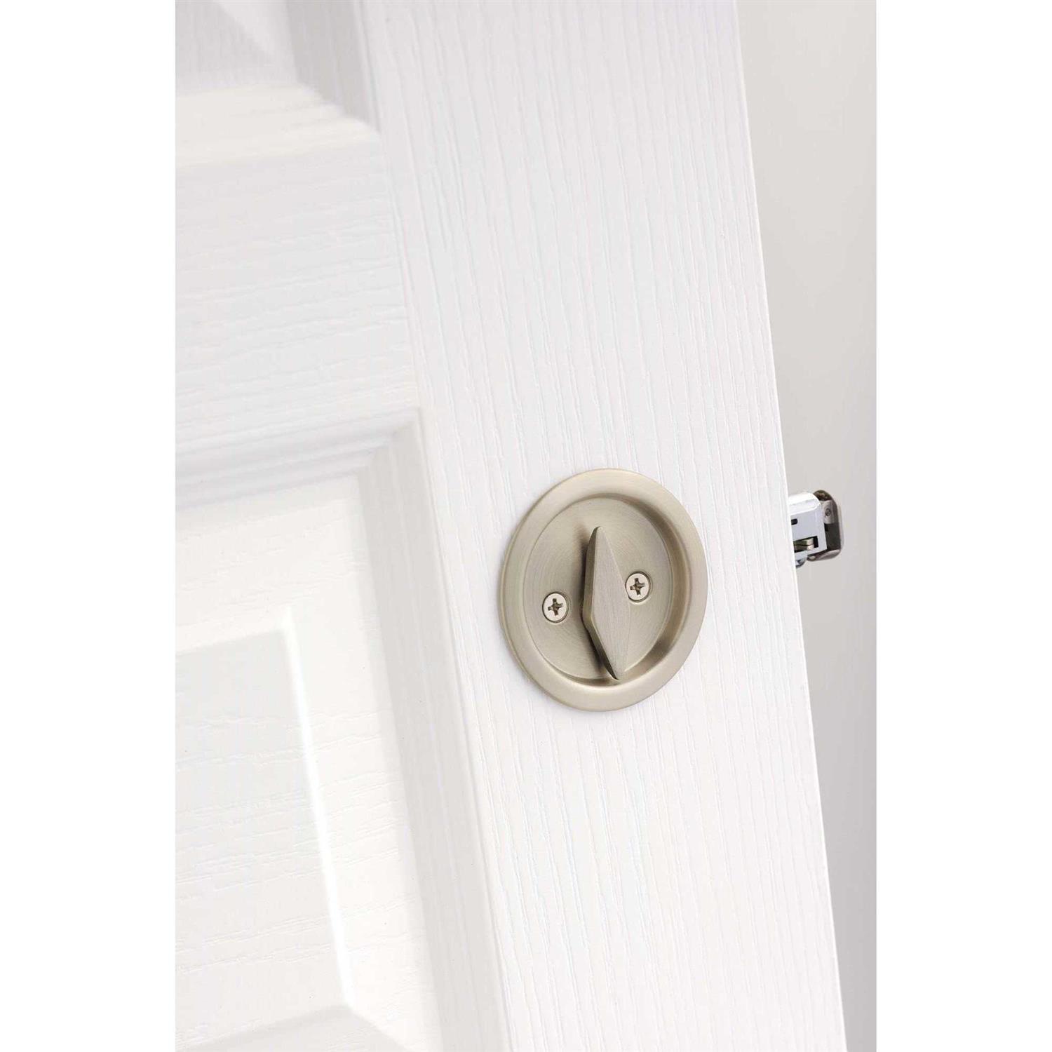 Kwikset 335-514 Round Privacy Pocket Door Lock - Image 4
