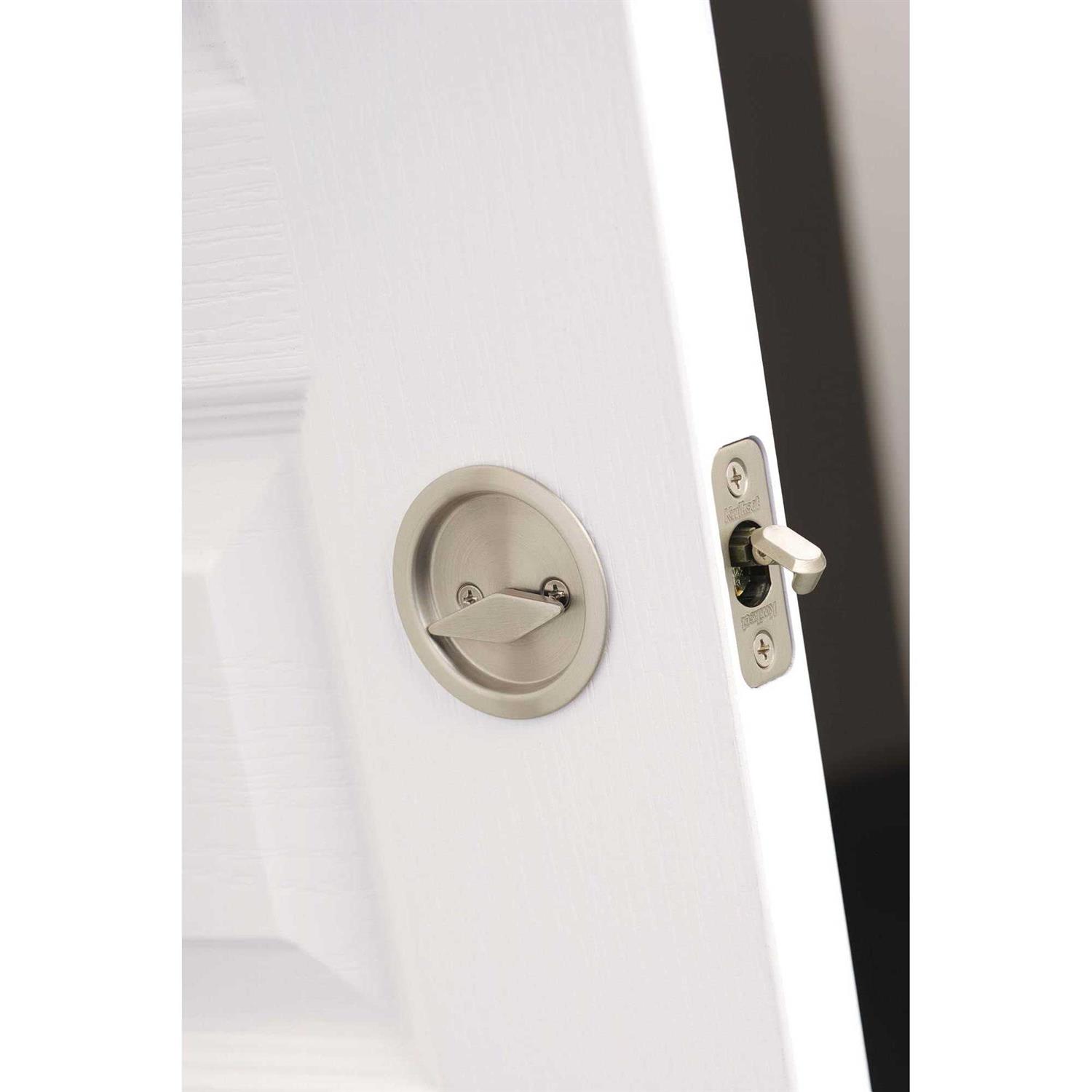 Kwikset 335-514 Round Privacy Pocket Door Lock - Image 5