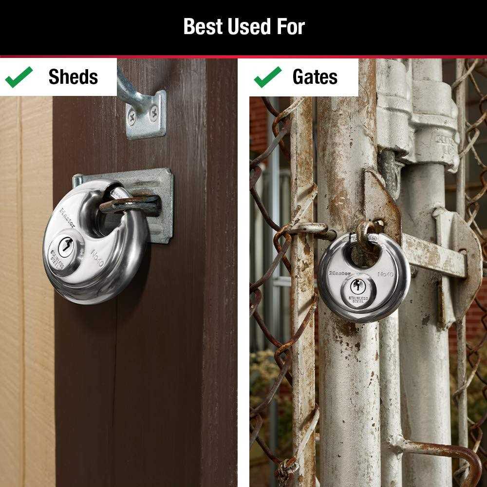 Master Lock 40KADPF Round Padlock - Image 4