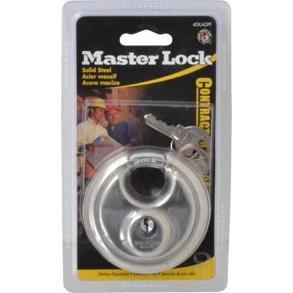 Master Lock 40KADPF Round Padlock - Image 5
