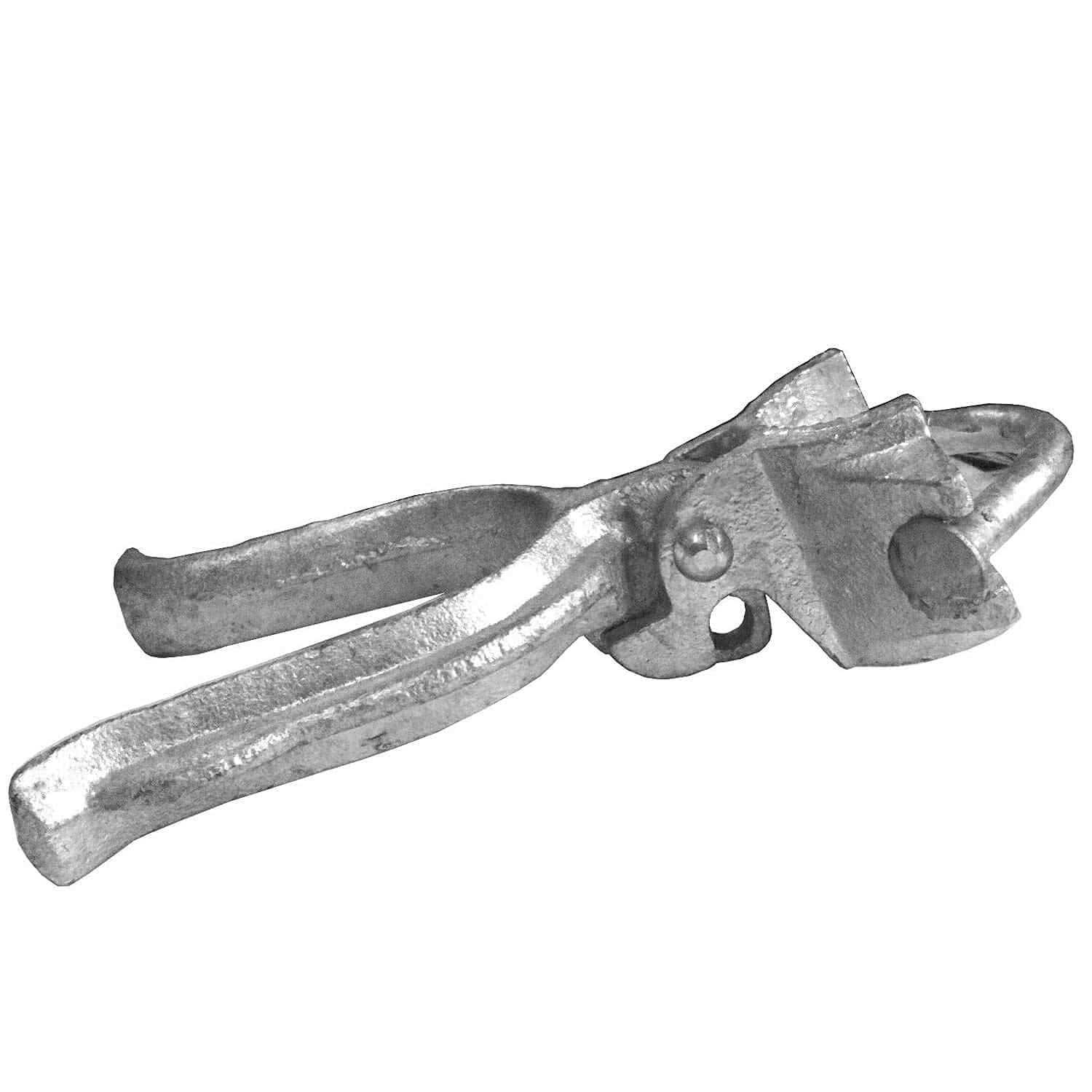 Chain Link Fence Gate Fork Latch - Commercial Heavy Duty - Malleable - Galvanized Gate Latch with Hole for Padlock 1-3/8 Frame x 1-7/8 Post - Image 3