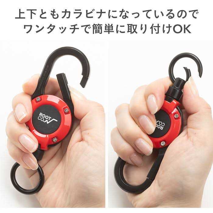 ROOT CO. GRAVITY MAGREEL 360 Carabiner Reel with built-in magnet - Image 4