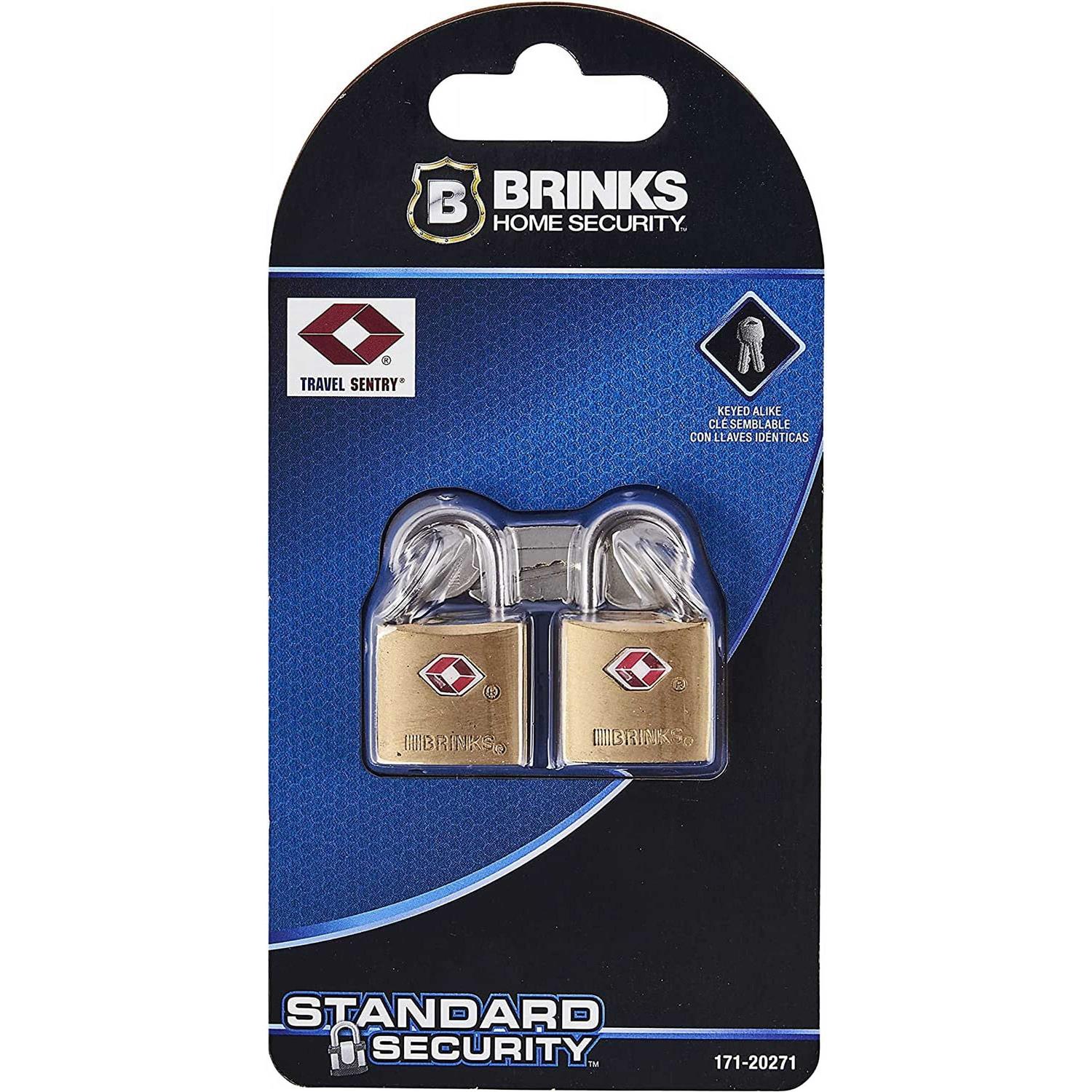Brinks 7/8 in. Brass Keyed Lock - Image 3