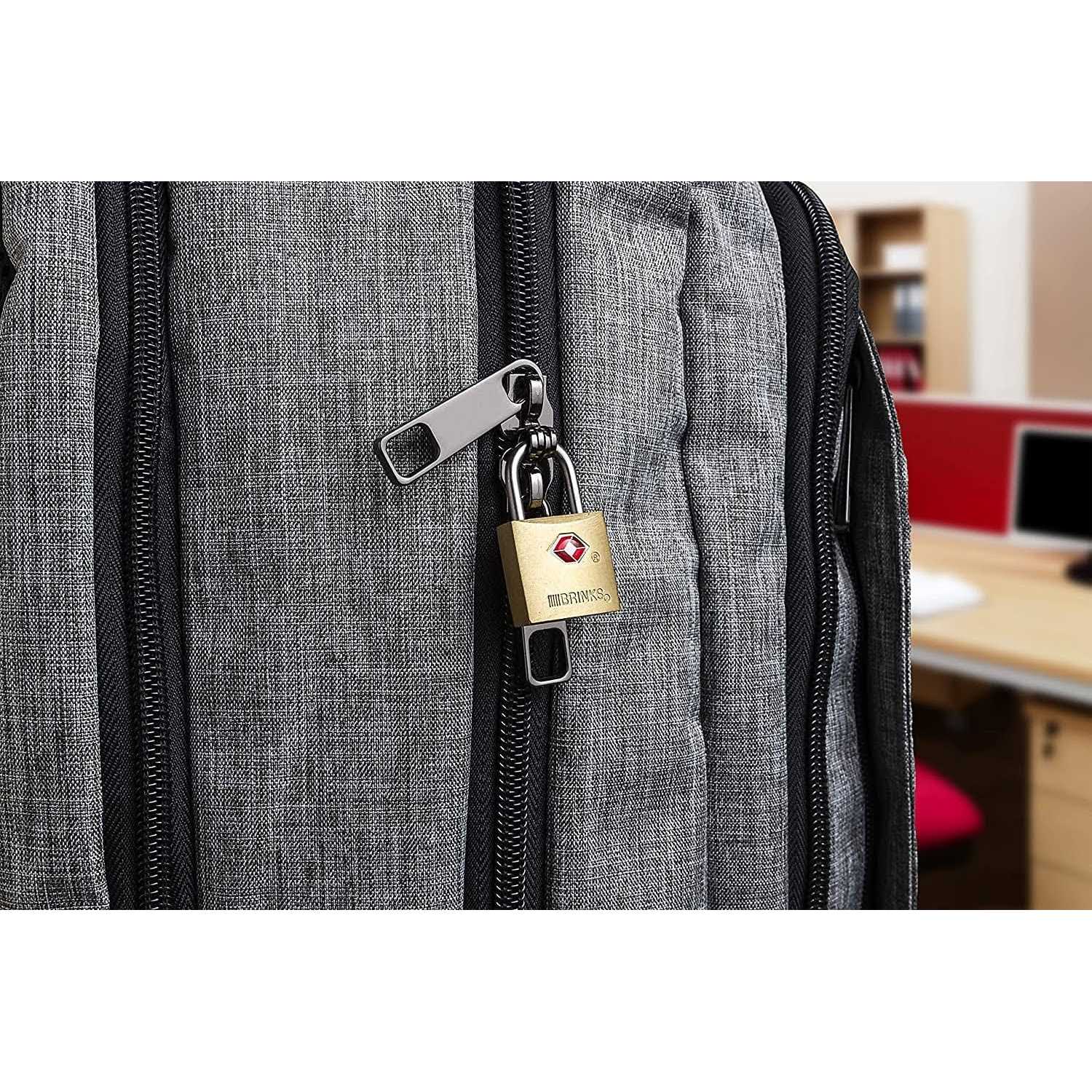 Brinks 7/8 in. Brass Keyed Lock - Image 4