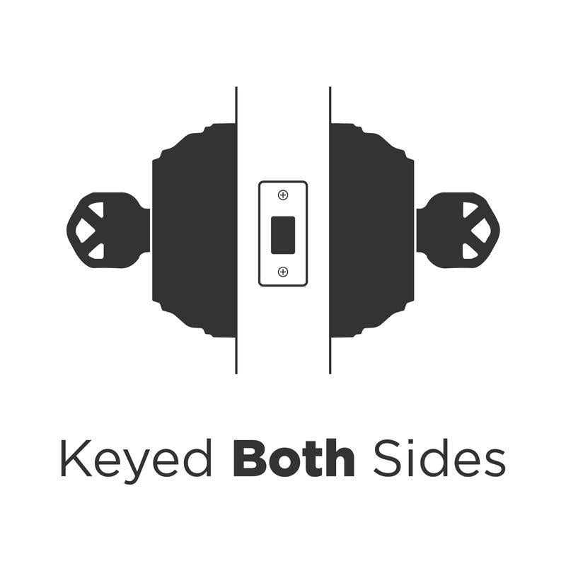 Kwikset SmartKey Satin Nickel Metal Deadbolt - Image 5