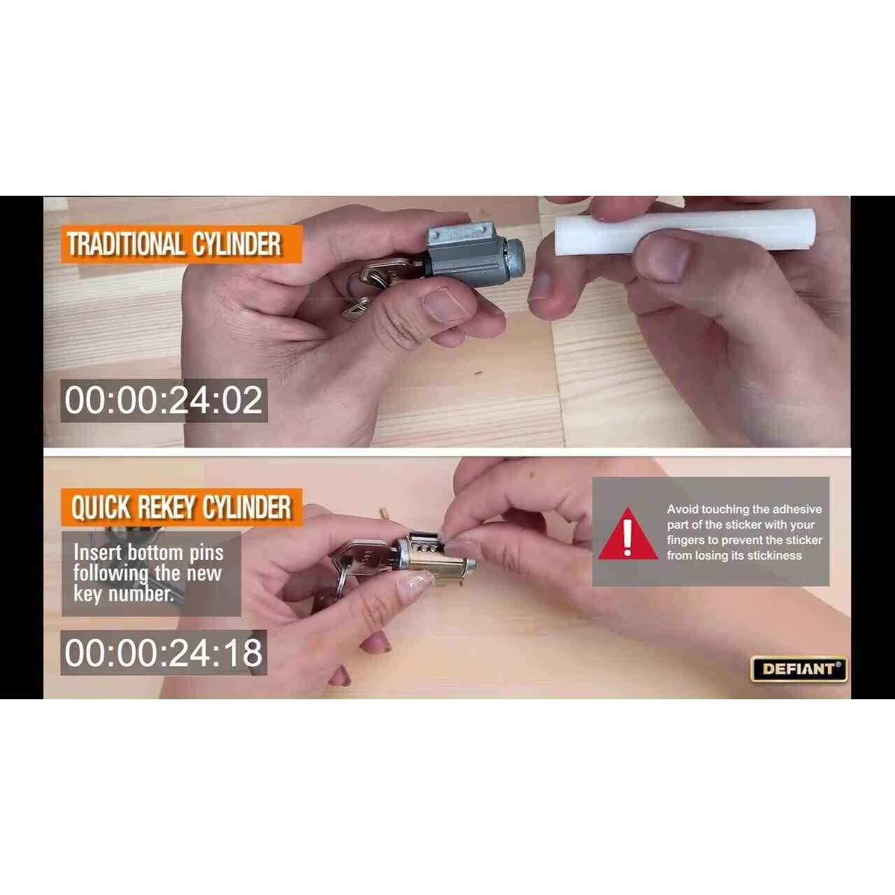 Defiant Square Compact Touch Electronic Deadbolt - Image 3