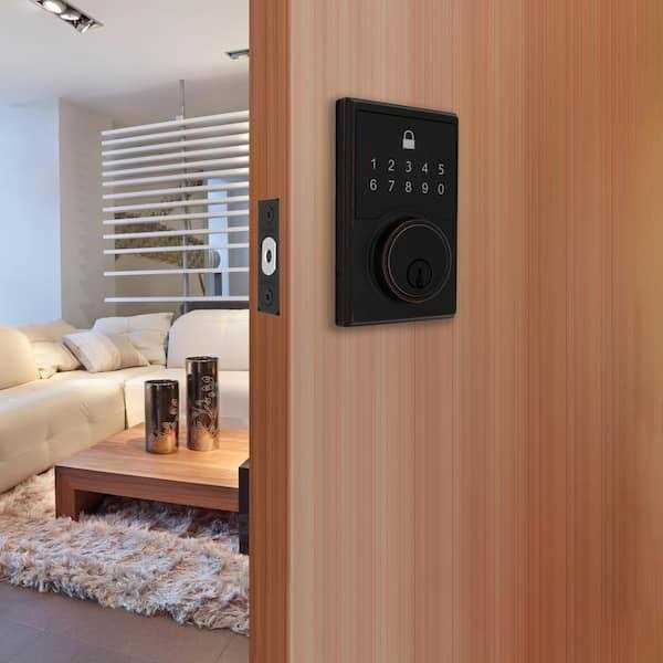 Defiant Square Compact Touch Electronic Deadbolt - Image 4