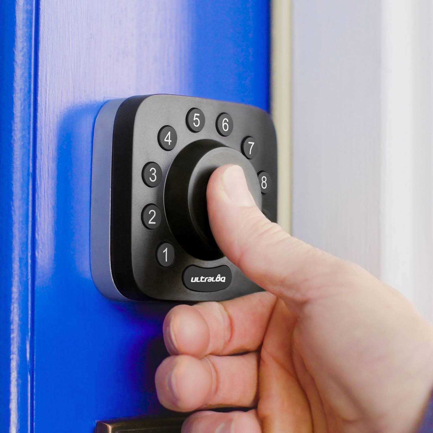 Ultraloq U-Bolt Pro 6-in-1 Bluetooth Enabled Fingerprint and Keypad Smart Deadbolt Door Lock - Image 3