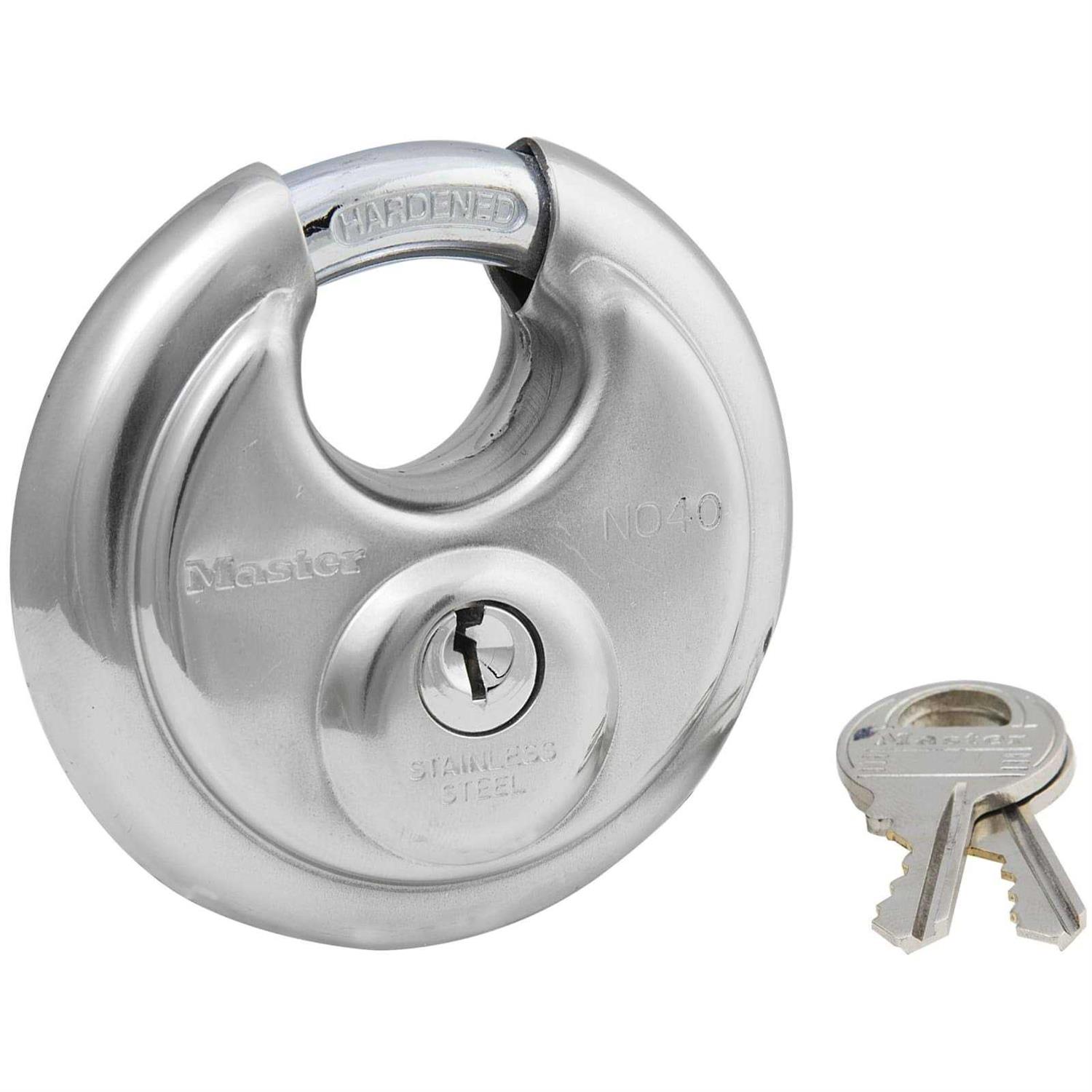 Master Lock 40D Keyed padlock,different,2-3/4w - Image 5