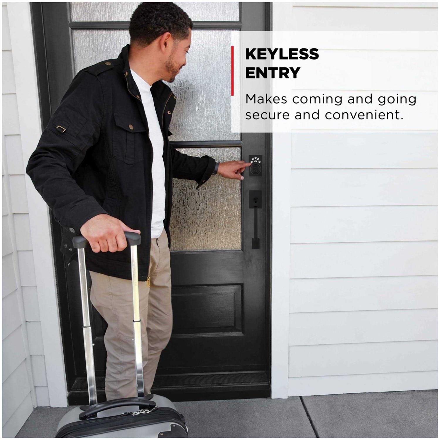 Kwikset Electronic Deadbolt Powerbolt Zinc - Image 3