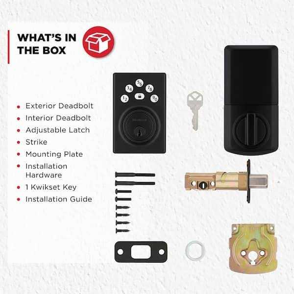 Kwikset Electronic Deadbolt Powerbolt Zinc - Image 4
