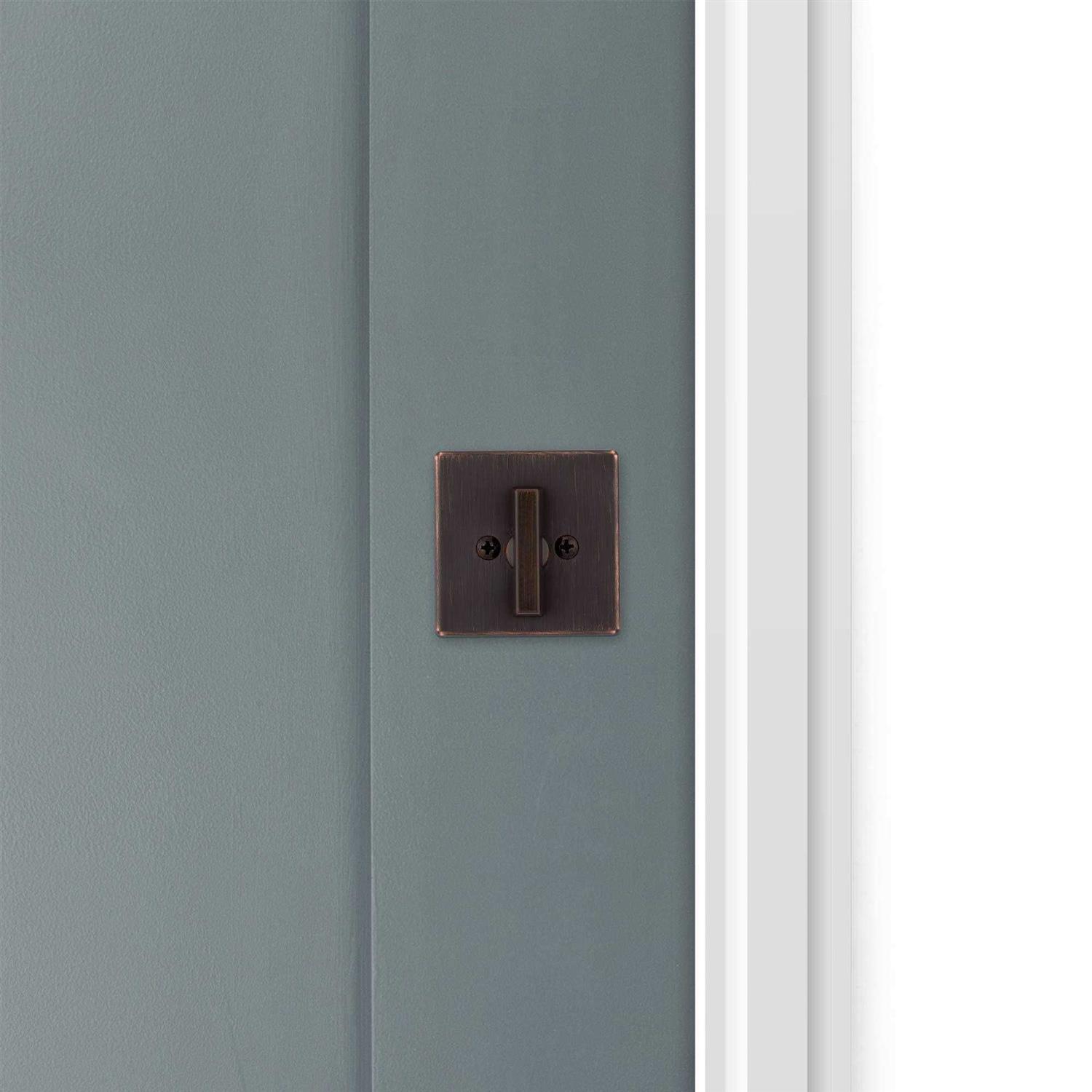 Kwikset 663SQT One Sided Turn Square Deadbolt with 2-3/8 Latch and - Image 3