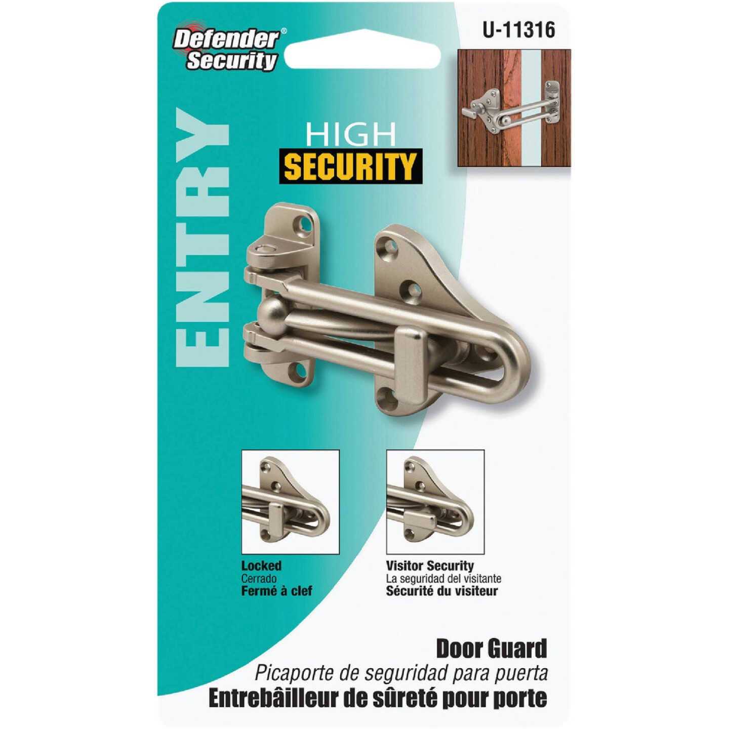 Defender Security Swing Bar Door Guard with Lock - Image 5