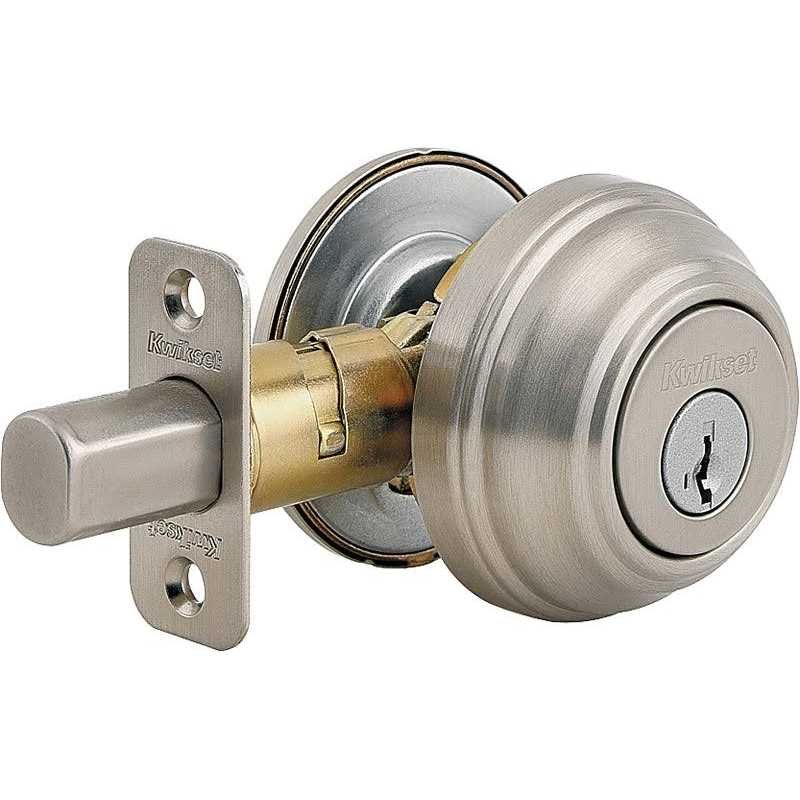 Kwikset SmartKey Satin Nickel Deadbolt - Image 4