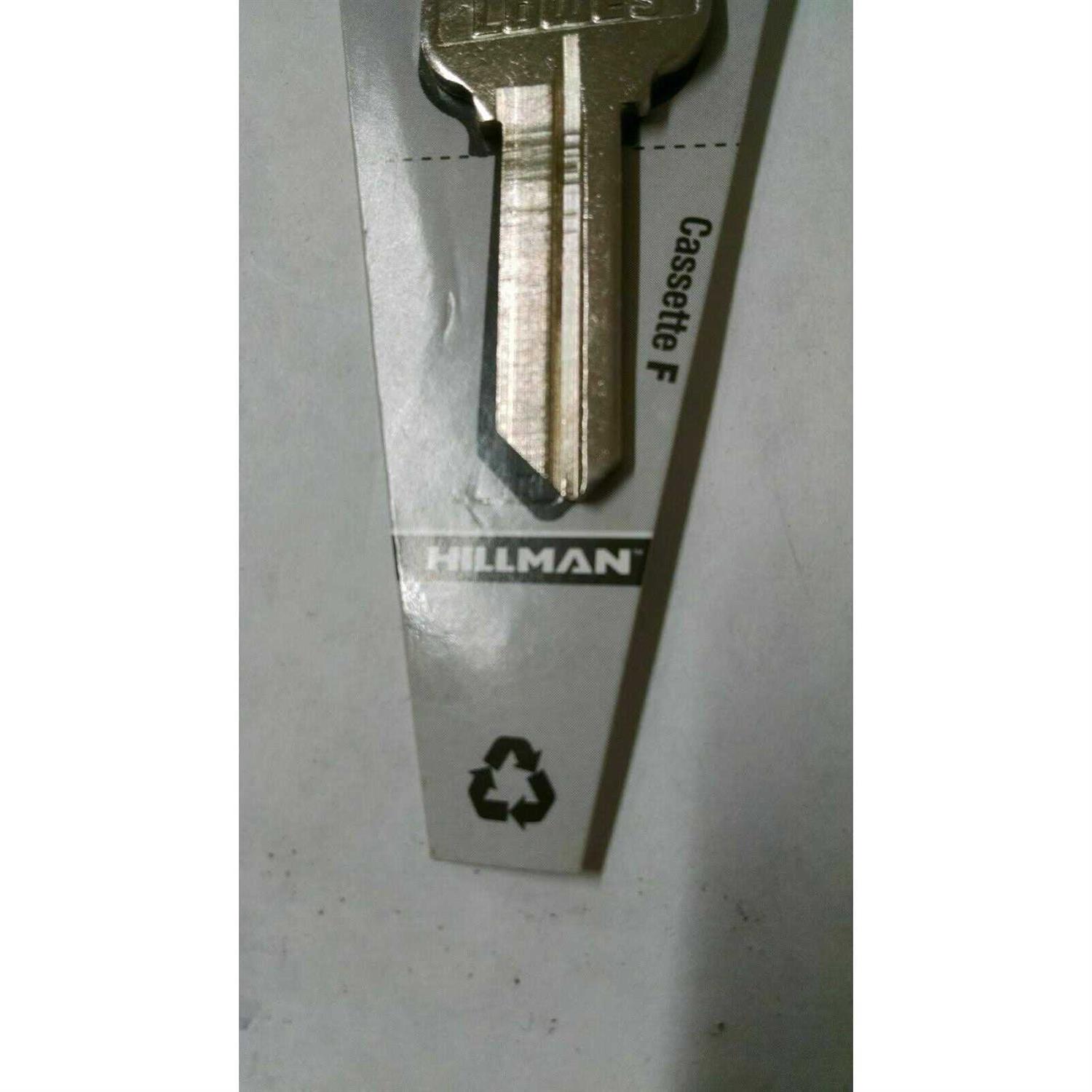Lowe's Nickel Plated Brass House Entry Key Blank - Image 3