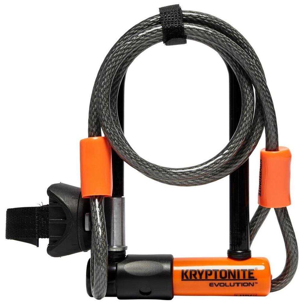 Kryptonite Evolution Mini 7 Lock with 4 Foot Kryptoflex Cable Combo - Image 4