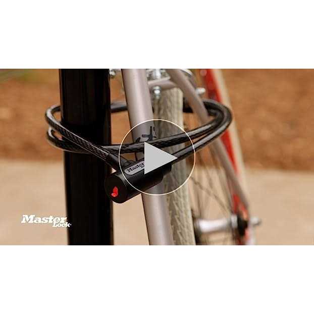 Master Lock Cable Lock with Key - Image 3