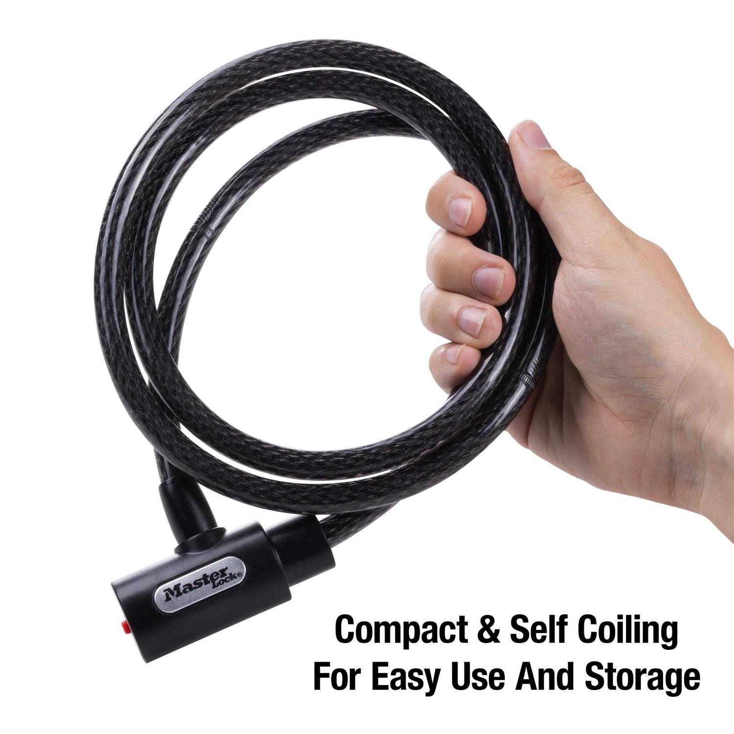 Master Lock Cable Lock with Key - Image 4